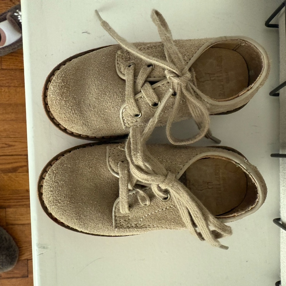 Ralph Lauren Barton Suede Oxford Toddler 5.5